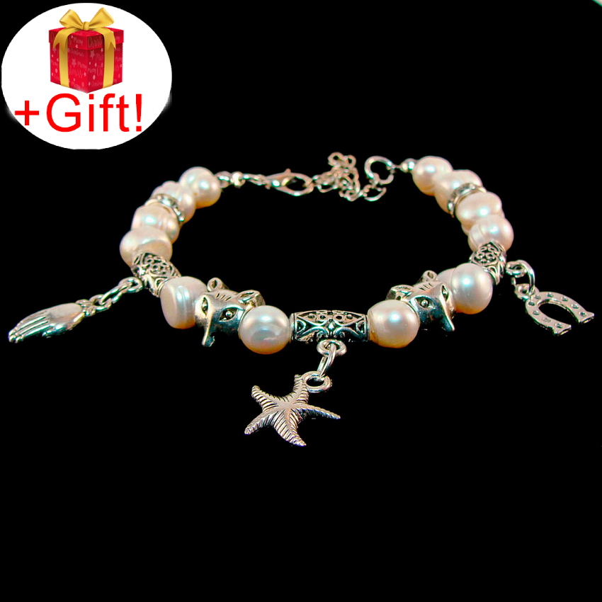 

Браслет жемчуг речной натуральный (8 мм), размер 19 см, julB0207