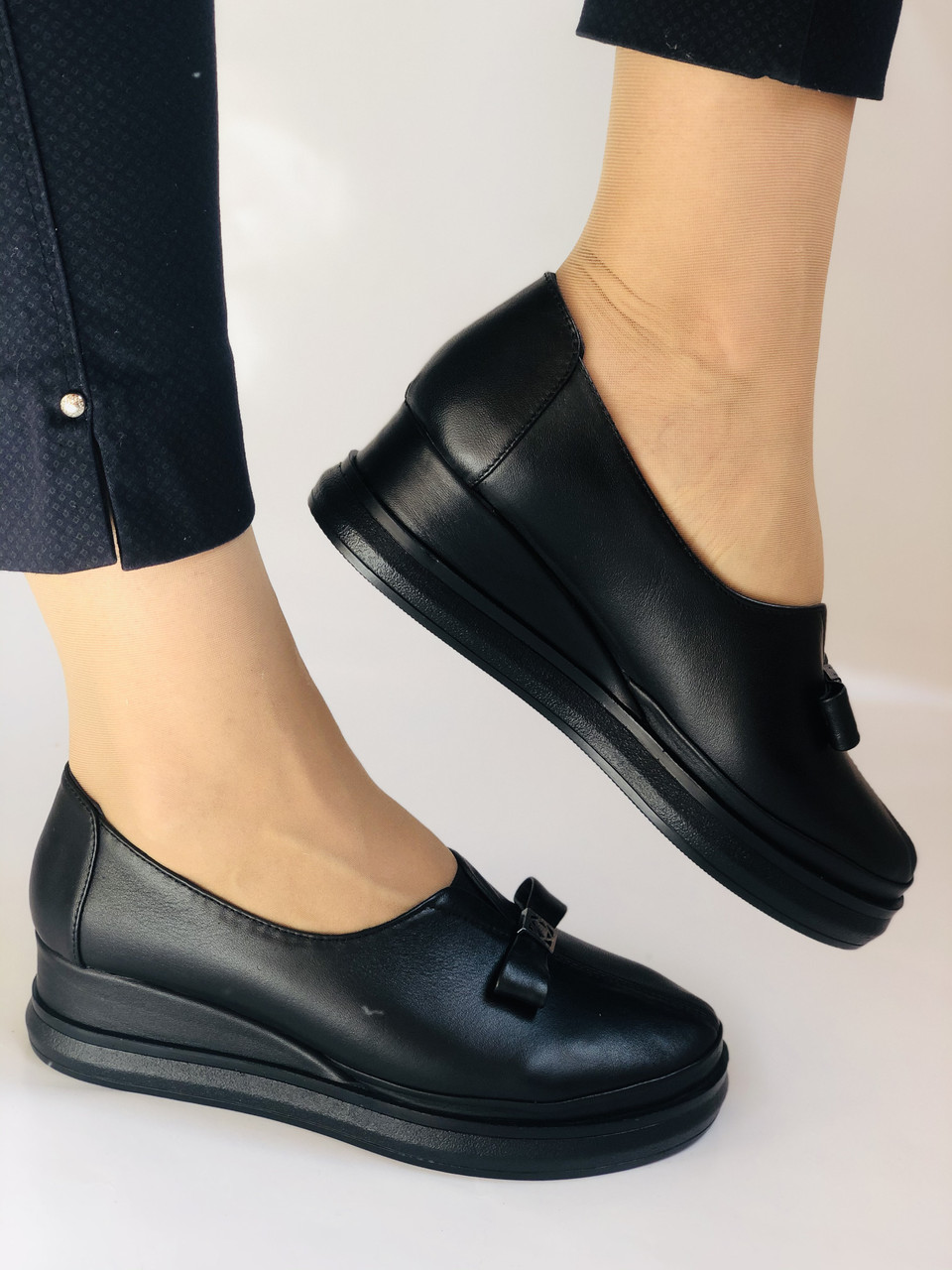 

Женские туфли Evromoda 36 Черные 2241