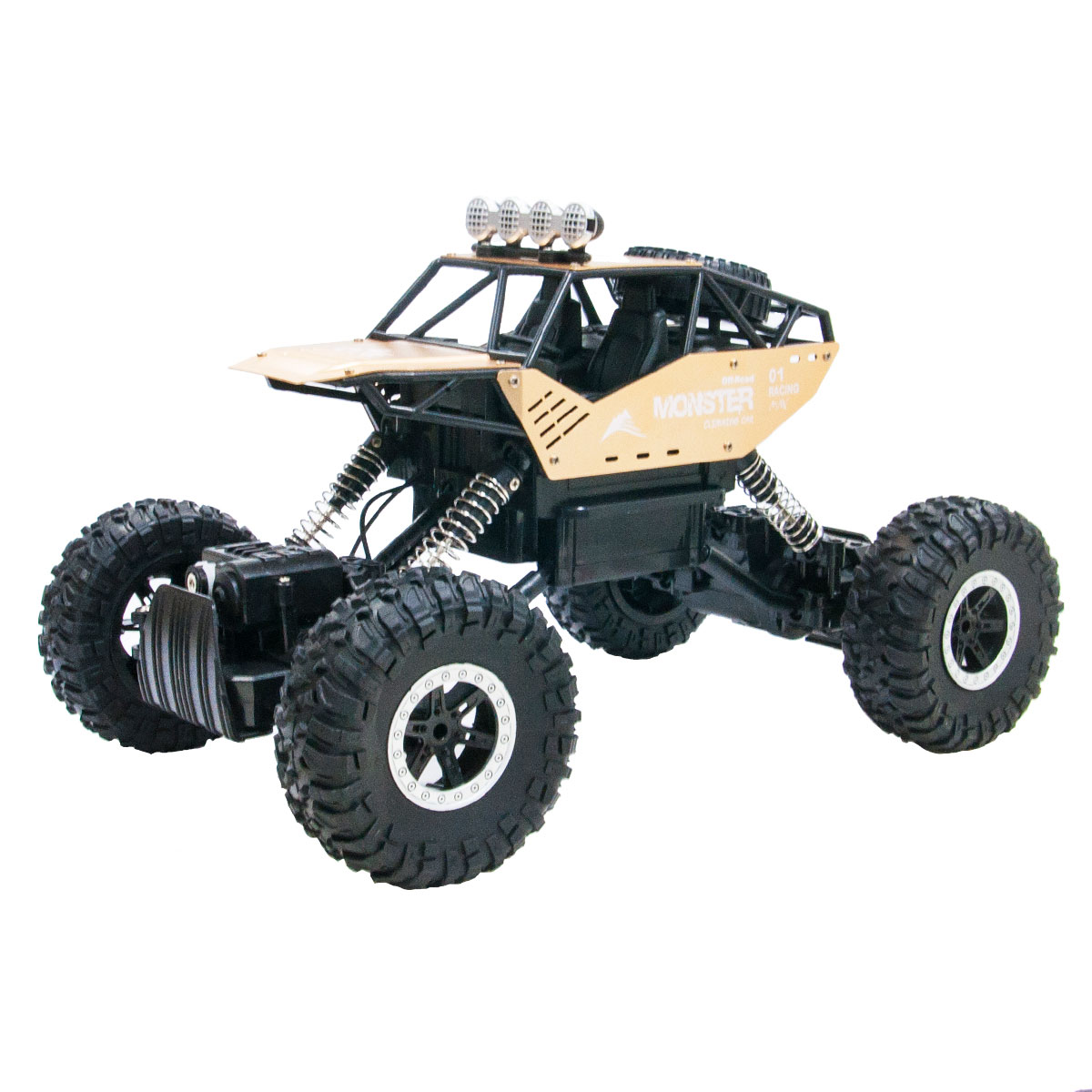 

Автомобиль OFF-ROAD CRAWLER на р/у – FORCE (золотой, аккум. 7.2V, метал. корпус, 1:14) SL-122RHG