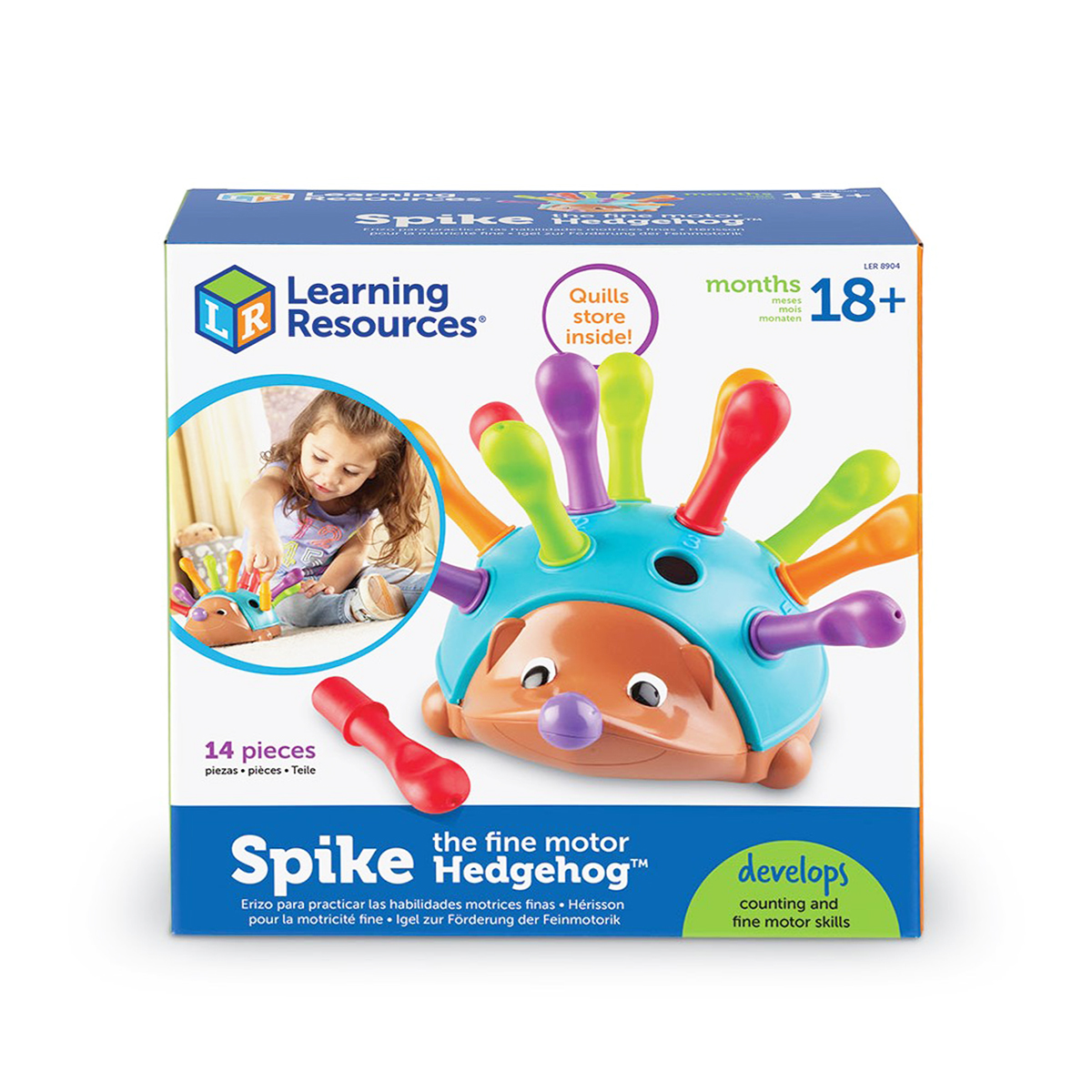 

Обучающий игровой набор-сортер LEARNING RESOURCES - ВЕСЕЛЫЙ ЕЖИК LER8904