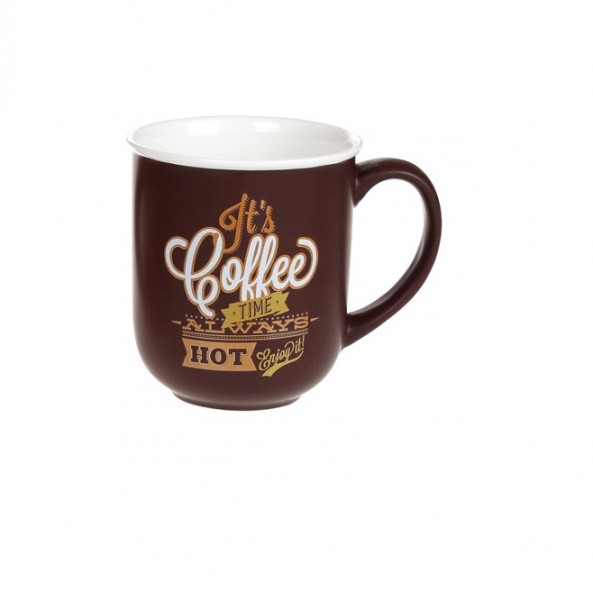 

Набор кружек фарфоровых Bon Coffee Time 930-003, 380мл, 12 шт