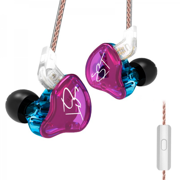 

Наушники KZ ZST с микрофоном Purple (F00252051)