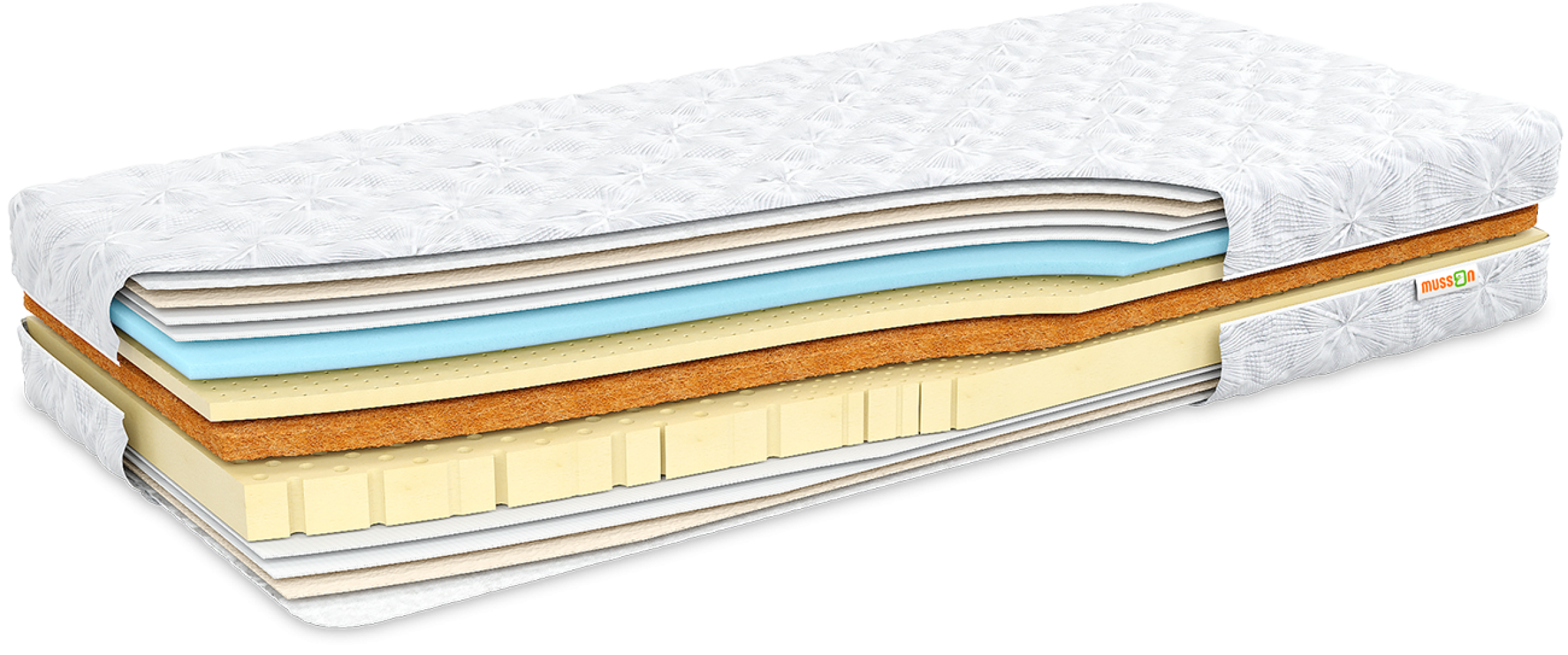

Матрас Musson Эколатекс Мемори Cocos 80x200 см