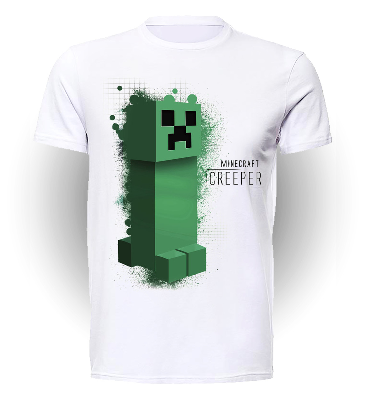 

Футболка детская 134 см Gee! Белая с рисунком Майнкрафт Мinecraft MC.01.001