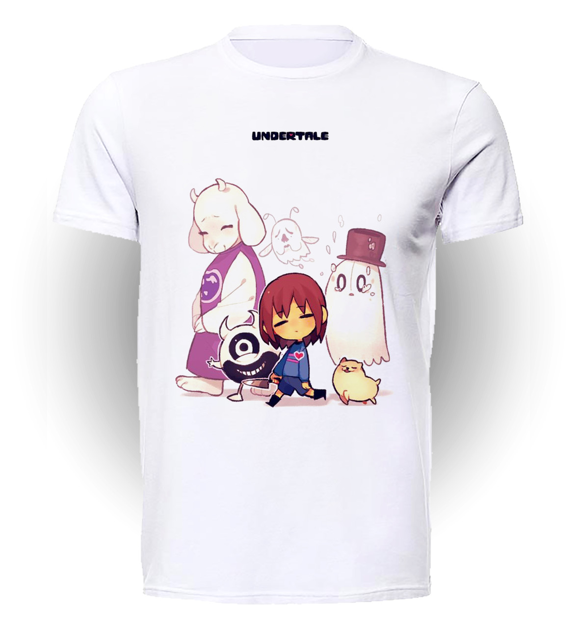 

Футболка детская 134 см Gee! Белая с рисунком Андертейл Undertale Chars UT.01.055