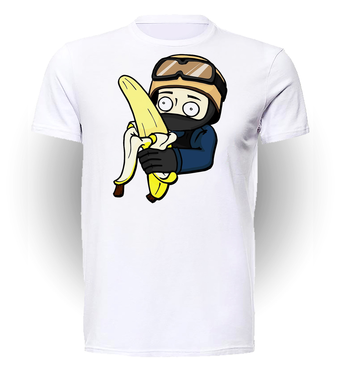 

Футболка детская 134 см Gee! Белая с рисунком Контр Страйк Counter Strike Banana CS.01.019