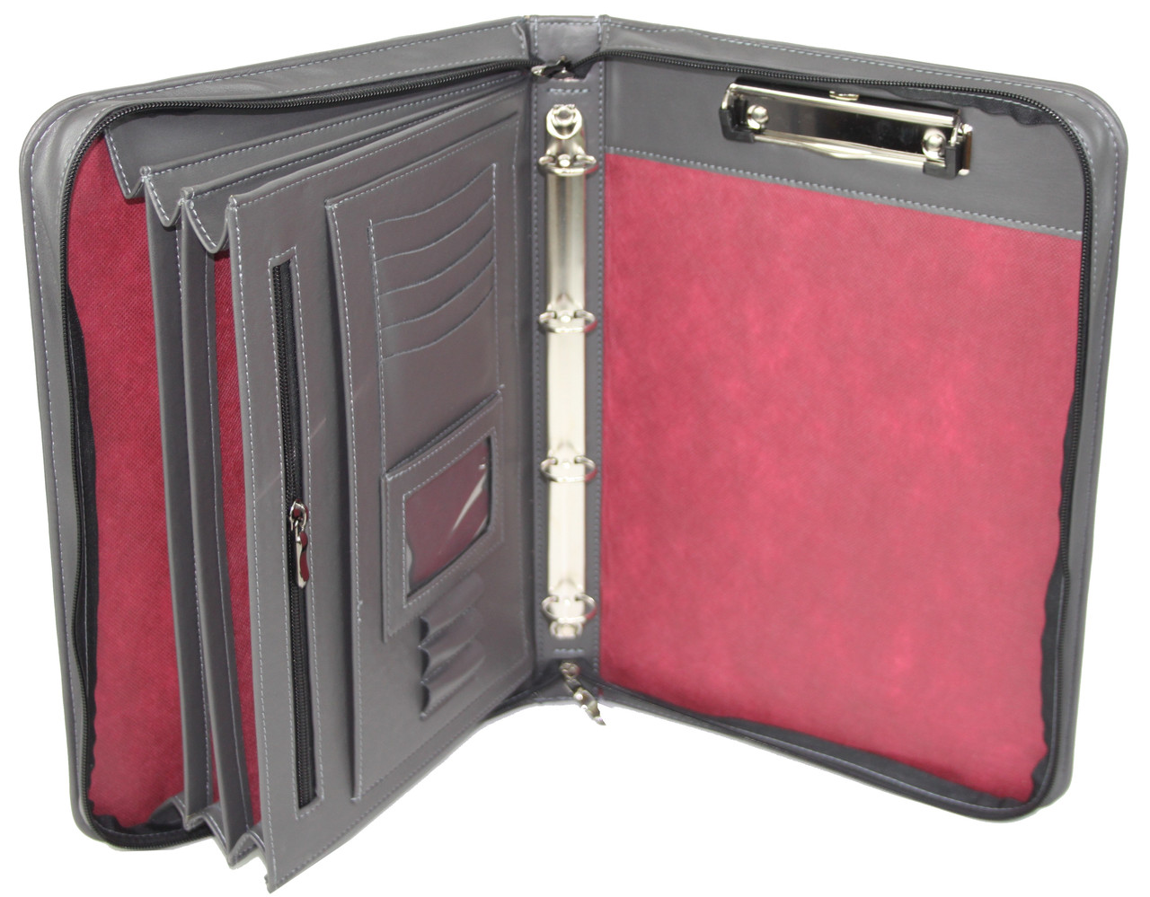 

Папка-портфель мужская деловая Portfolio для А4 искусственная кожа Port1007 grey 2616926