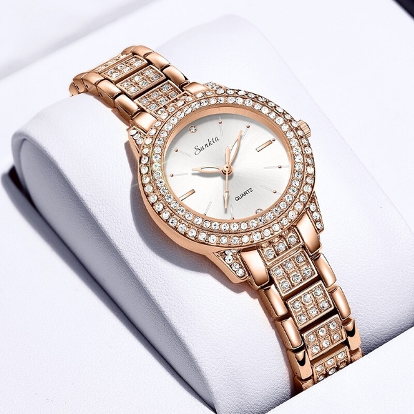 

Женские часы Sunkta Diamond Золотистый 1386 201681