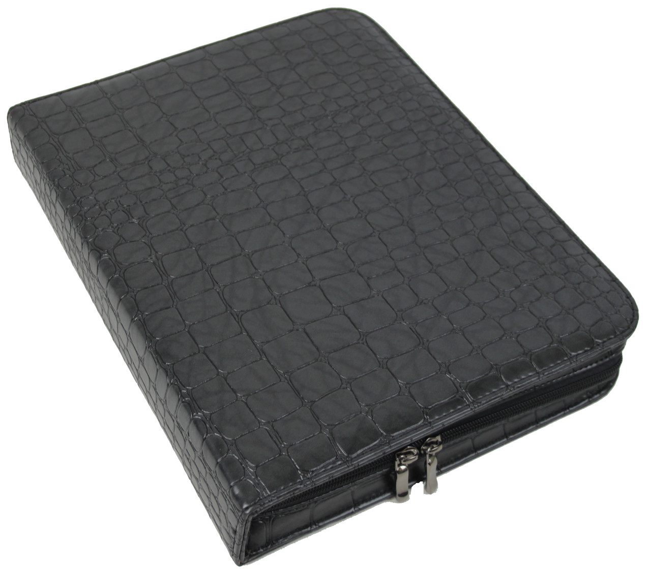 

Деловая папка мужская Portfolio под крокодила Черная Portbw03 Portbw03 croco black 2616900