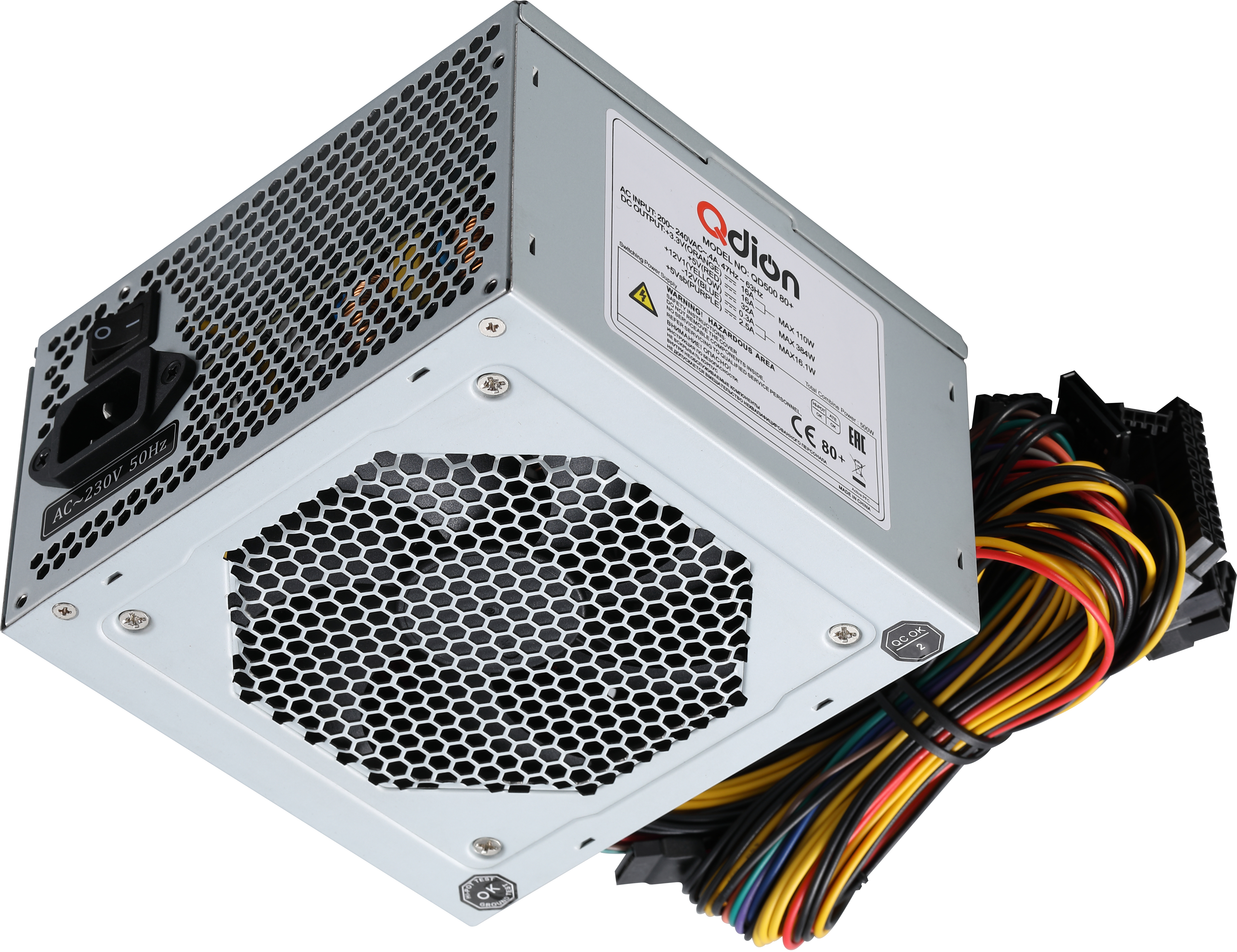 

Блок питания QDION 500W QD500 80+
