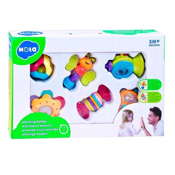 

Набор погремушек Hola Toys, 6 шт. (KID_939A) 48 x 10 x 31 см