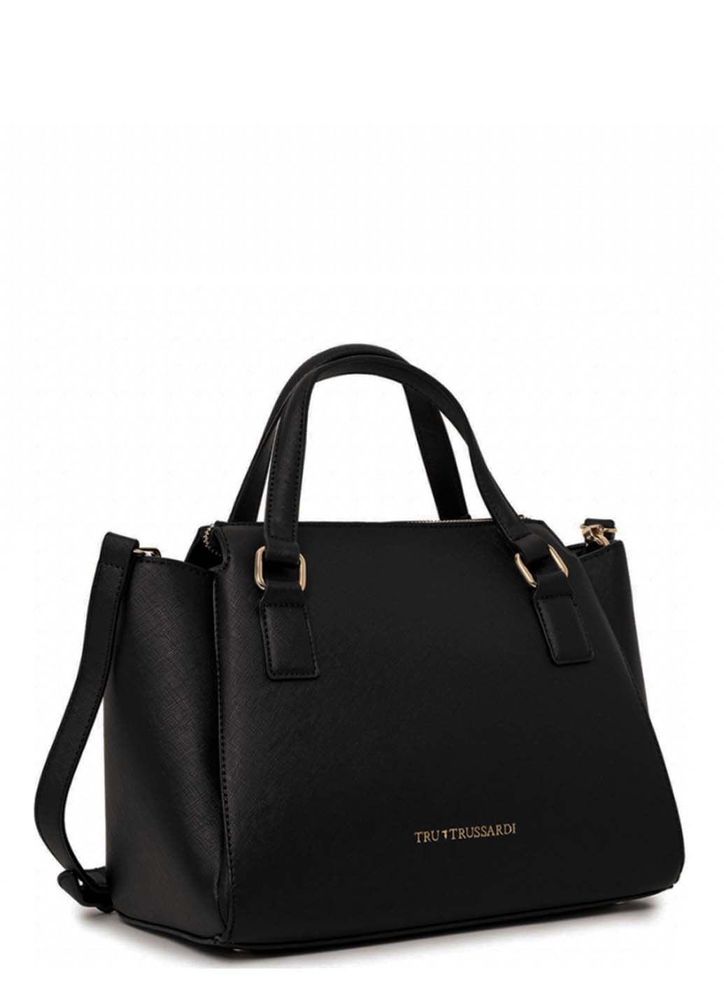 

Кожанная сумка Trussardi черный Tr001371