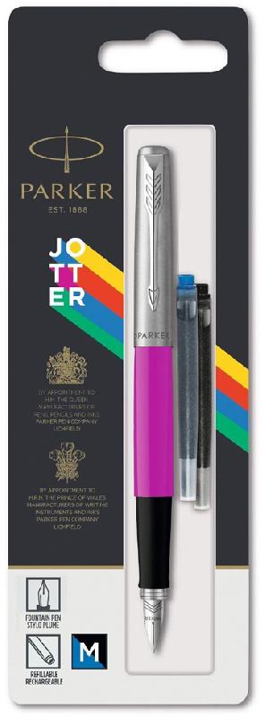 

Перьевая ручка Parker JOTTER 17 Plastic Pink CT FP M блистер (15 516)