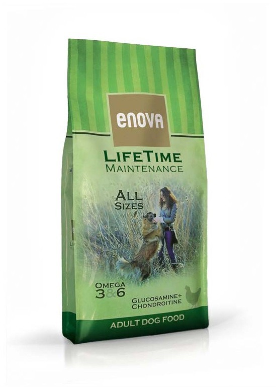 

Сухой корм для собак Enova Lifetime Maintenance с курицей и рисом 2 кг