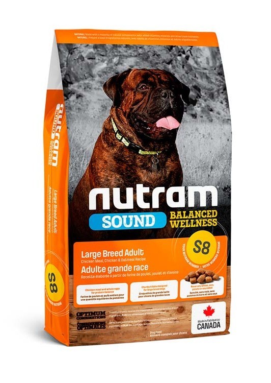 

Сухой корм для крупных собак Nutram S8 Sound Balanced Wellness Large Breed Adult 11,4 кг