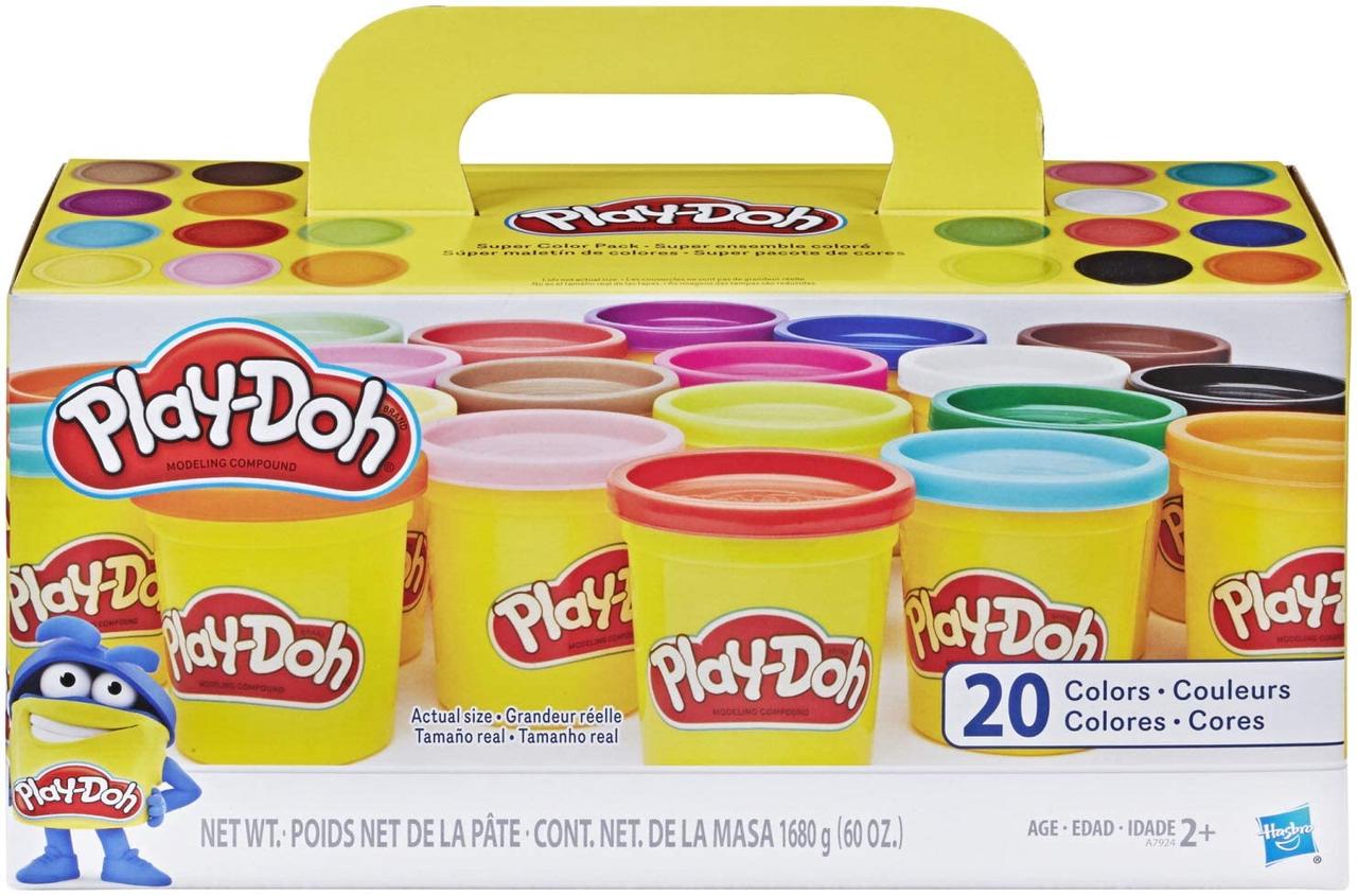 

Набор Play-Doh 20 баночек разноцветного пластилина (28275)