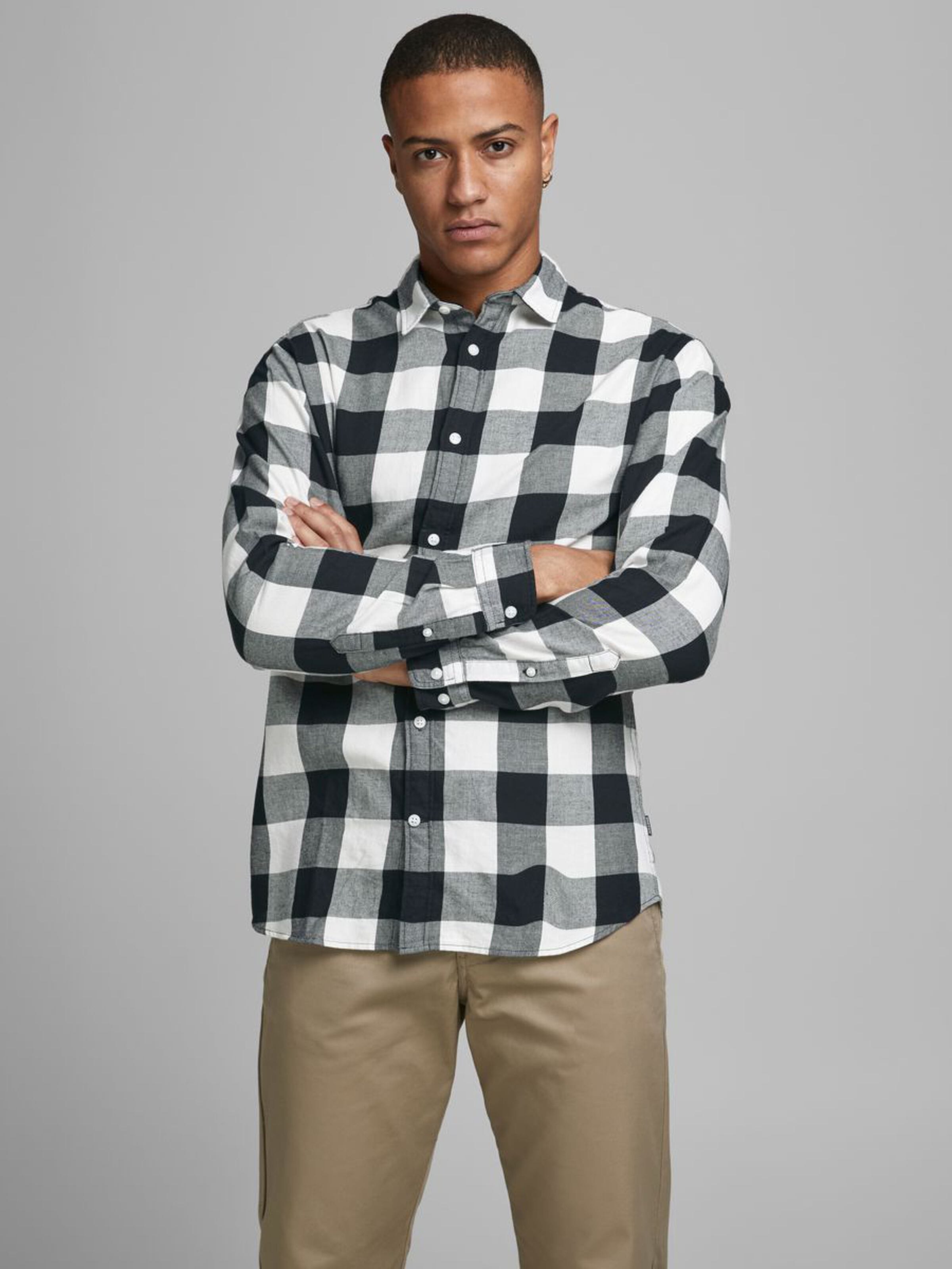 

Рубашка Jack & Jones 12181602-50843  Whisper White, Рубашка Jack & Jones 12181602-50843 S Whisper White