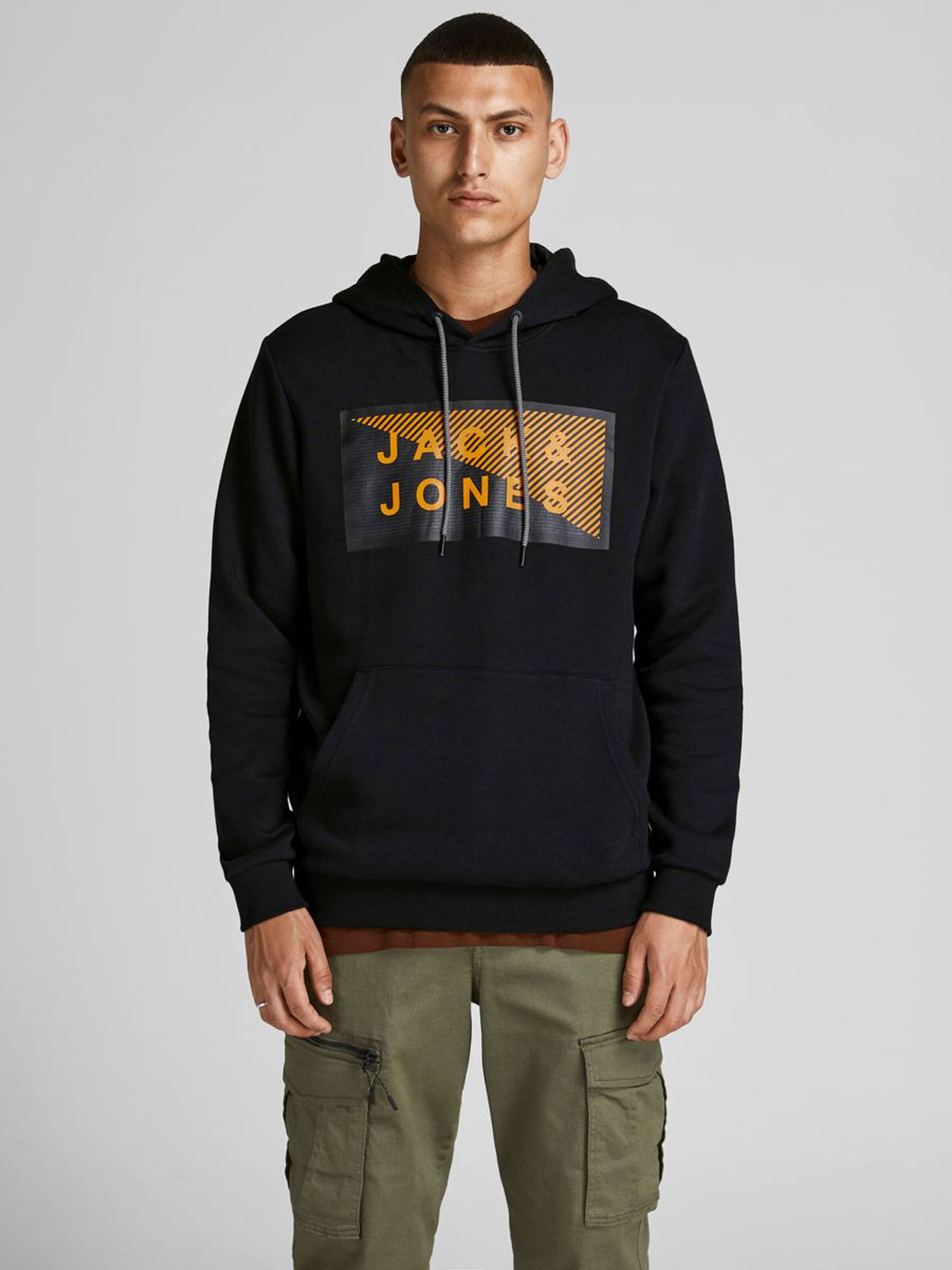 

Худи Jack & Jones 12195903-3  Black, Худи Jack & Jones 12195903-3 XS Black