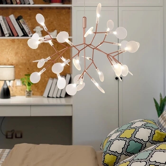 

ЛЮСТРА LED PETALS COPPER D50/H35
