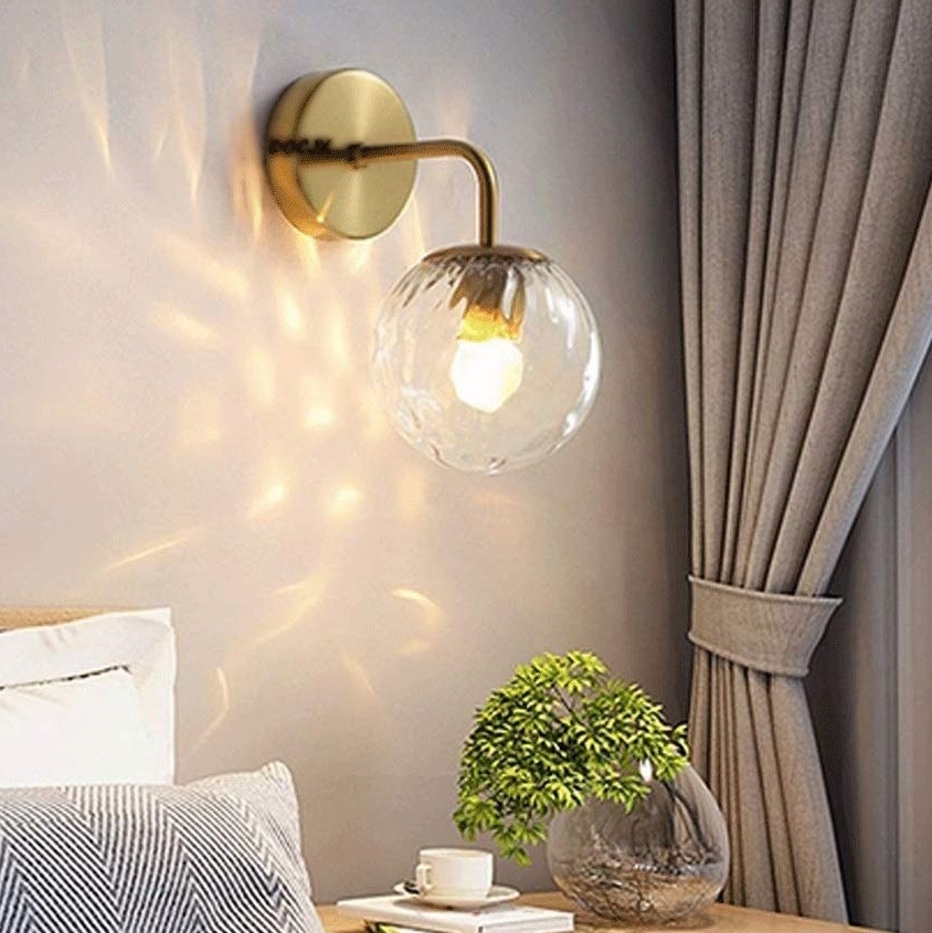 

БРА LED BALL GOLD/CLEAR D15