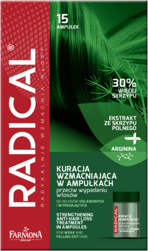 Акція на Концентрат против выпадения волос Farmona Radical укрепляющий 5 мл х 15 шт (5900117005644) від Rozetka UA