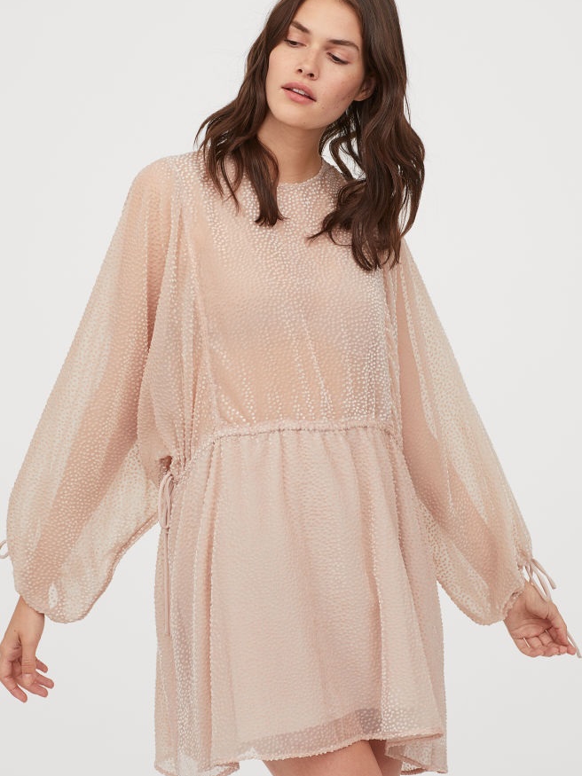 

Платье H&M 0790167-0  Бежевое, Платье H&M 0790167-0 S Бежевое