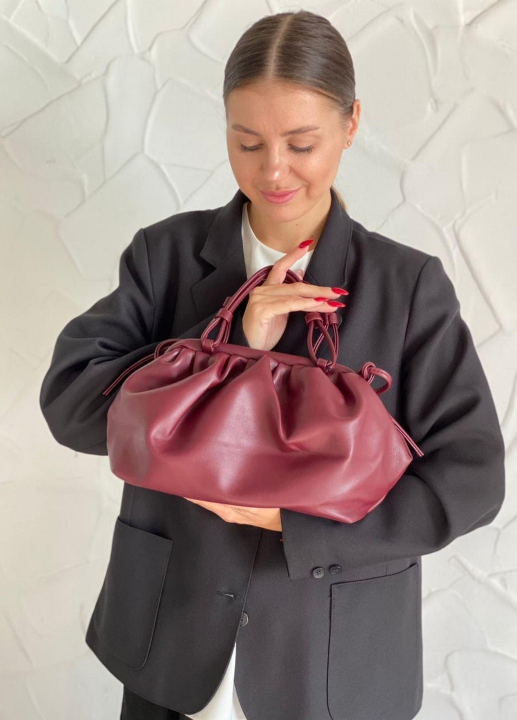 

Сумка женская Magicbag 20 37 11 см Бордовый