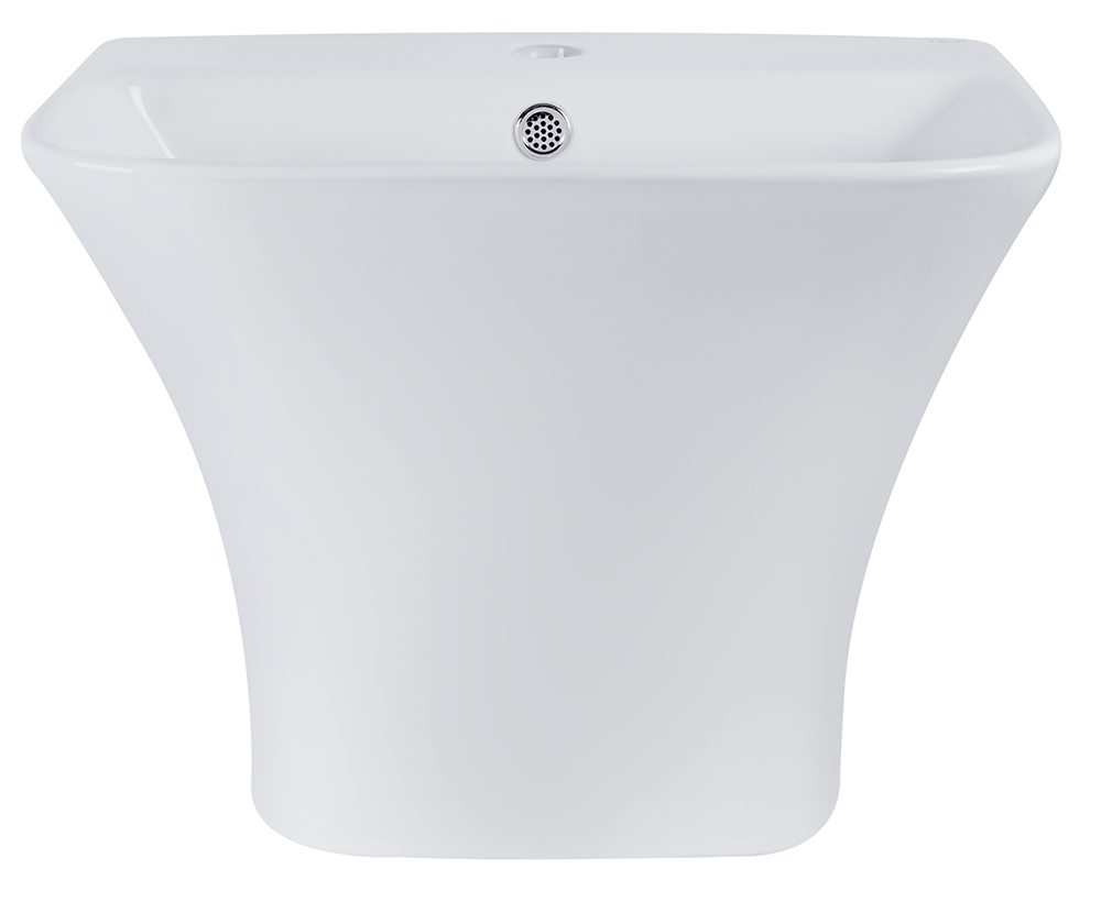 

Раковина подвесная моноблок Qtap Crow 500х400х385 White с донным клапаном QT0511G815W