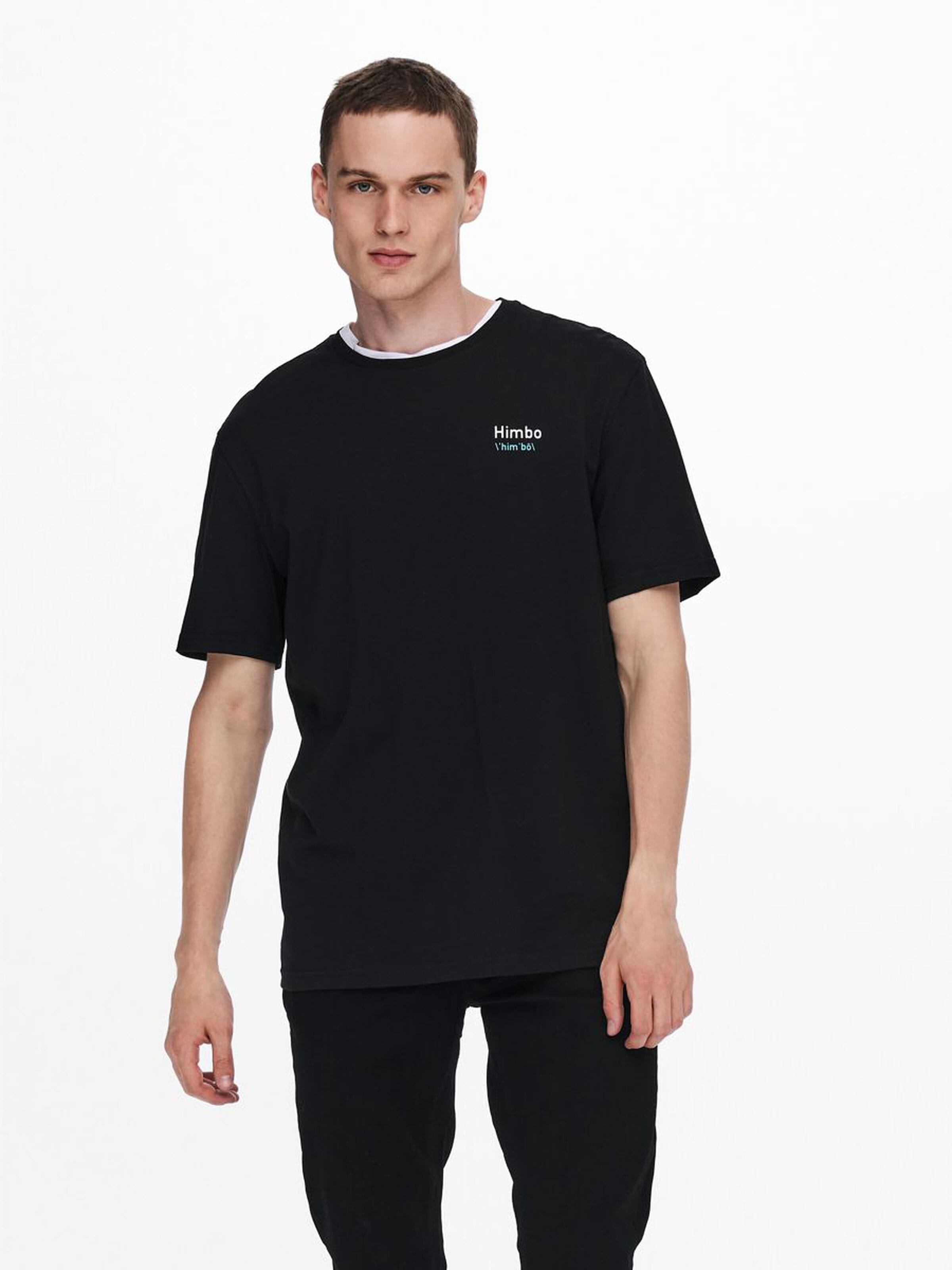 

Футболка Only & Sons 22020105-3  Black, Футболка Only & Sons 22020105-3 S Black
