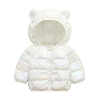 

Куртка детская Little Baby с ушками для девочек 110см Белый (9750)