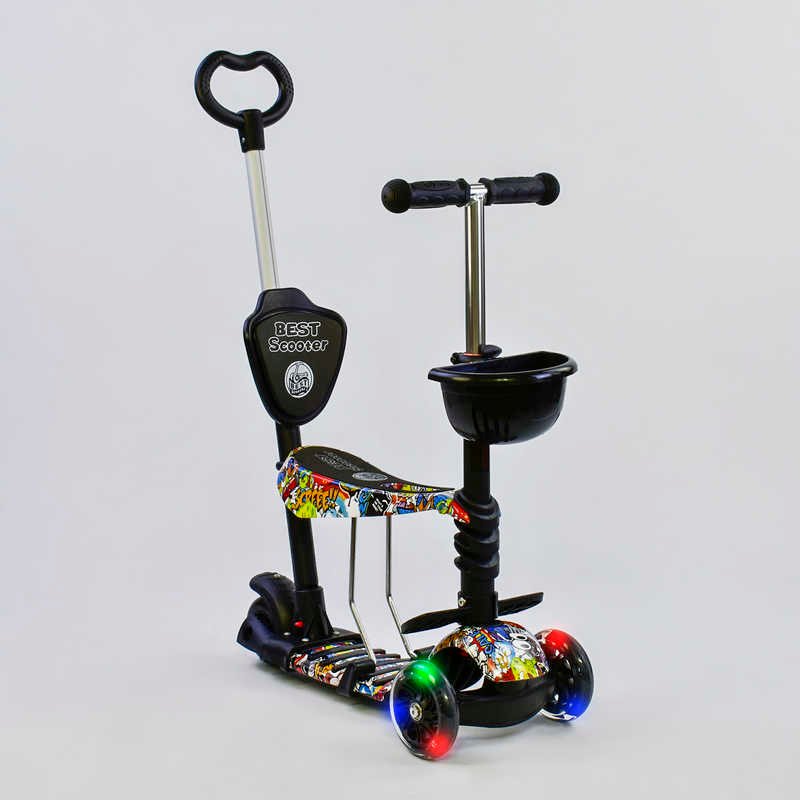 

Самокат Best Scooter 34760 Черный 5в1 Mini 74054