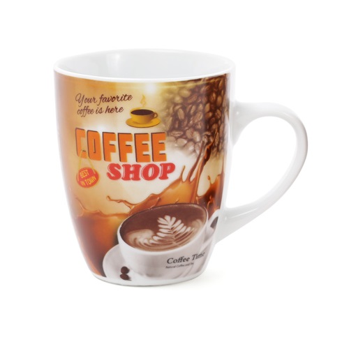 

Набор кружек фарфоровых Bon Coffee 334-415, 350мл, 12 шт