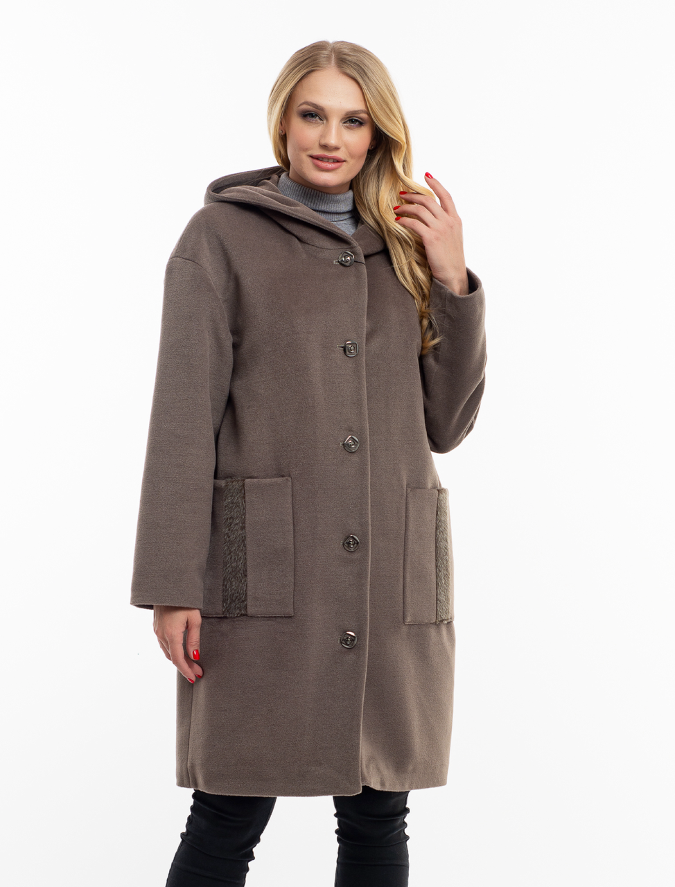 

Пальто Liardi 111-50 50 Серое