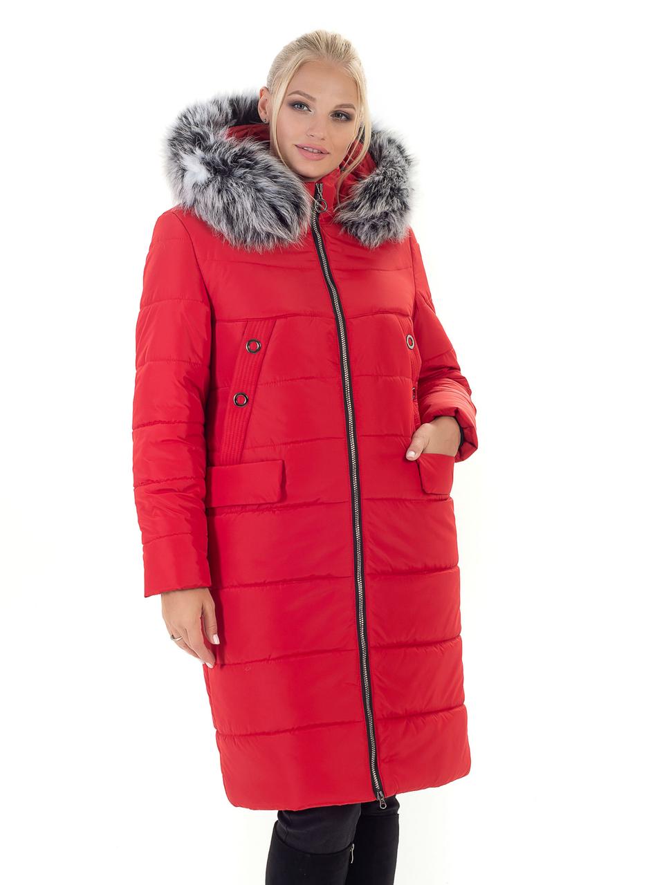 

Пуховик LIARDI 133-121-52 52 Красный