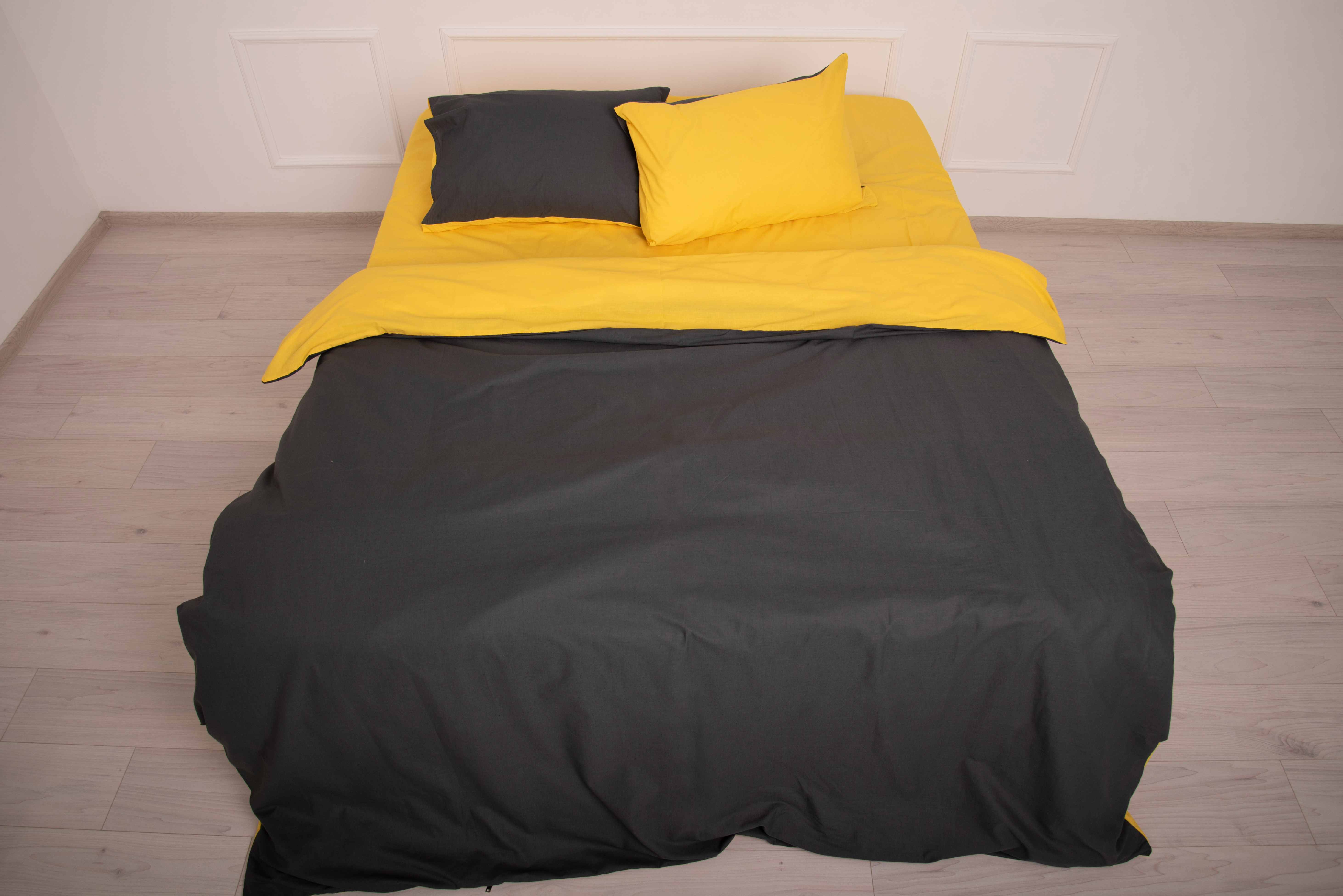 

Комплект постельного белья IDILLIO Yellow/Gray Евро