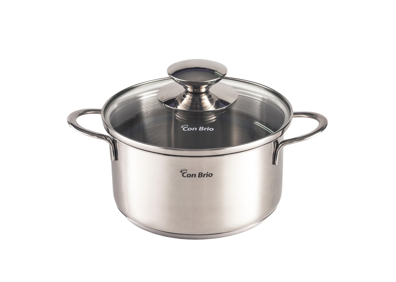 

Кастрюля с крышкой Con Brio CB-1103 (14см, 1.2л)
