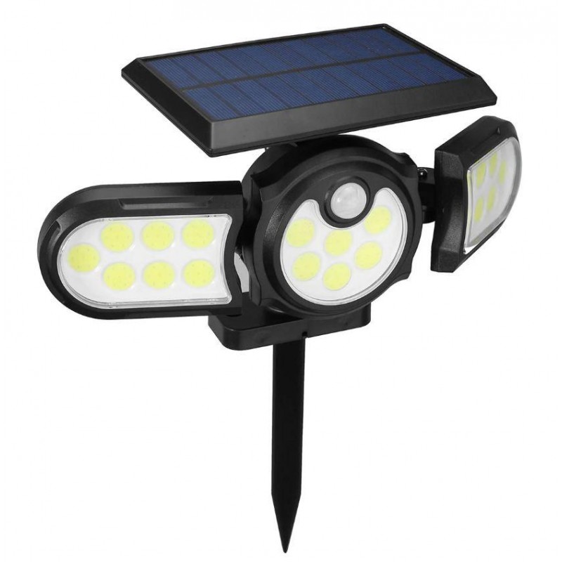 

Уличный светильник Solar Induction Lamp H-1206B на солнечной батарее Черный