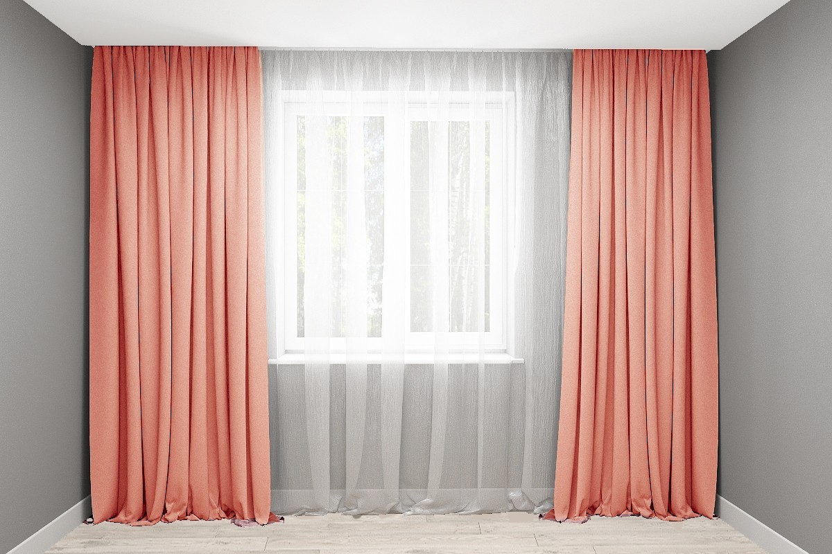 

Шторы Декорин Диамант 300x270 см 2 шт Пудровые (213)