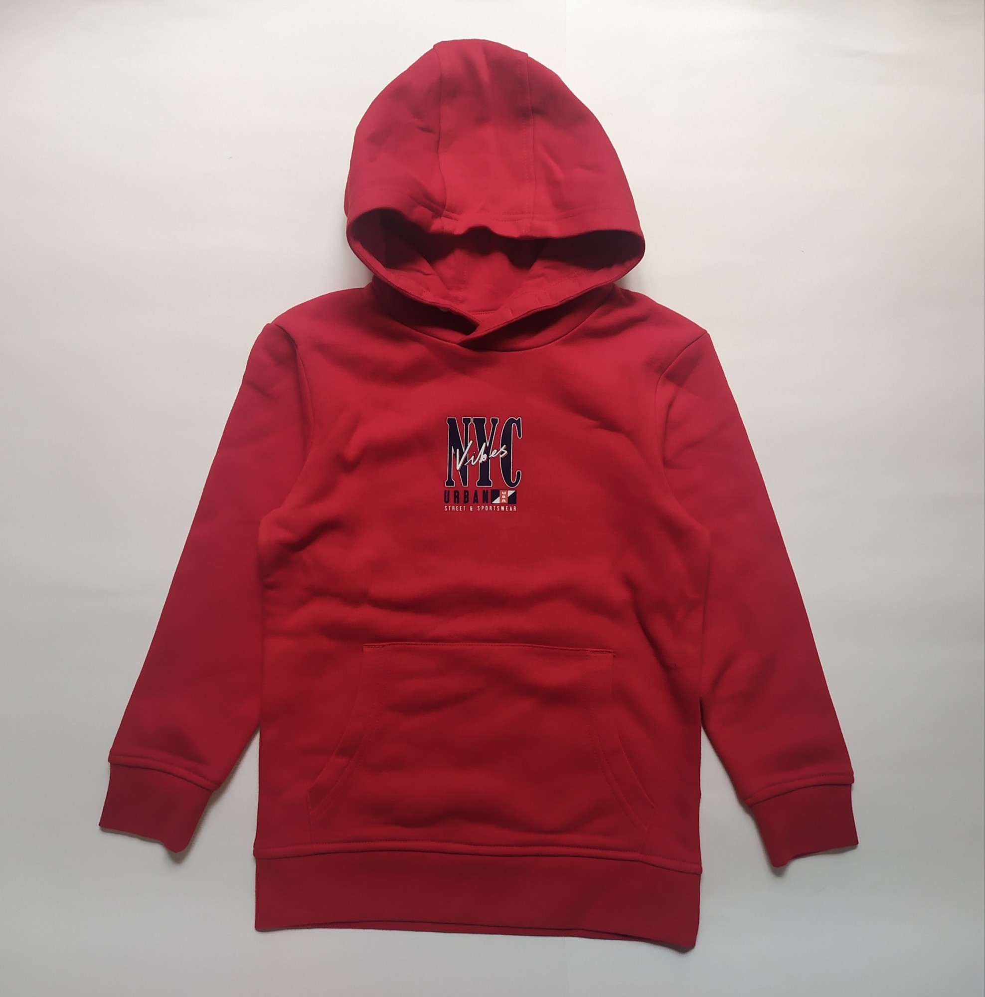 

Худи George NYC Slogan красное 110-116см