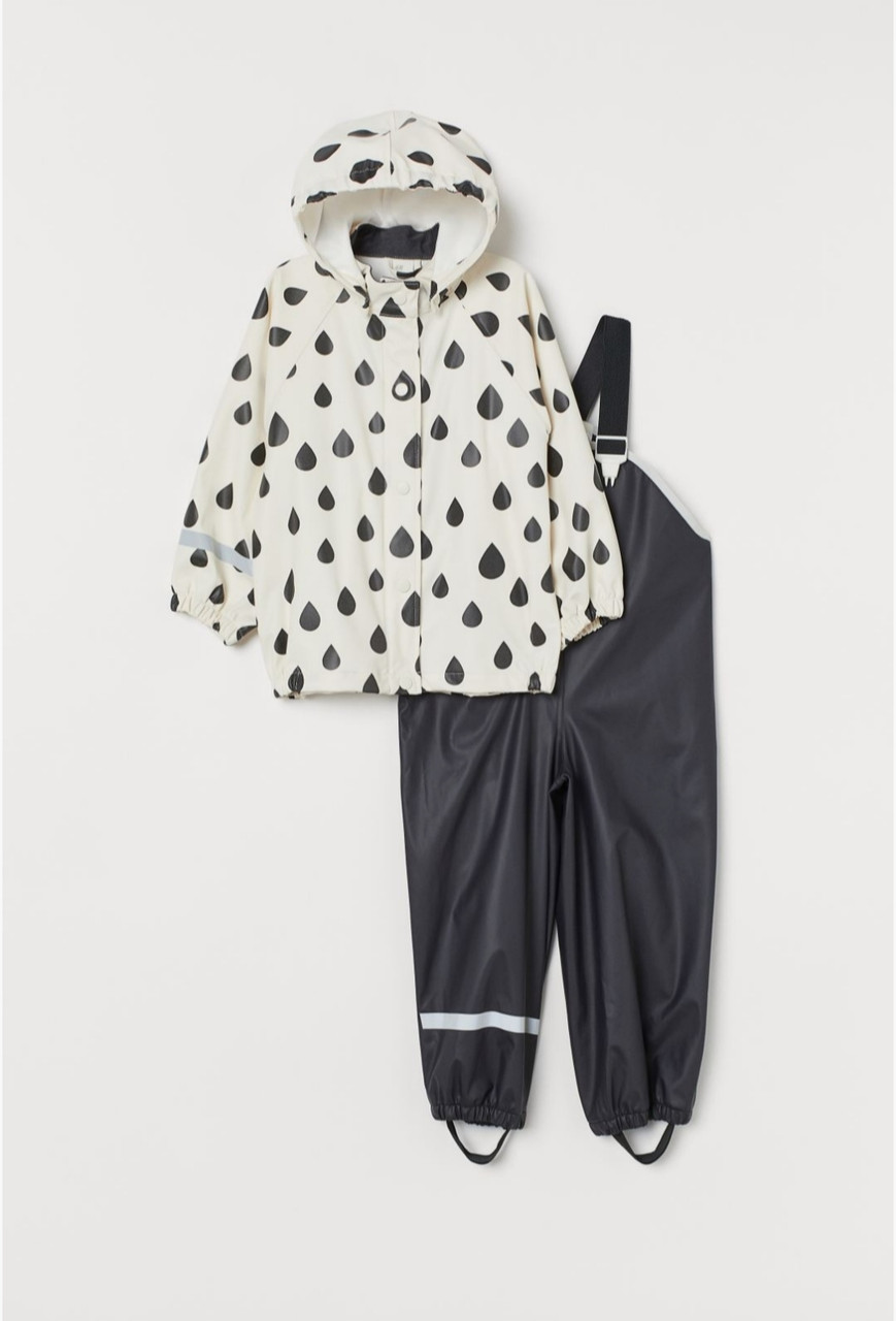 

Костюм для девочки водонепроницаемый белый неутепленный H&M 98-104см (3-4года)
