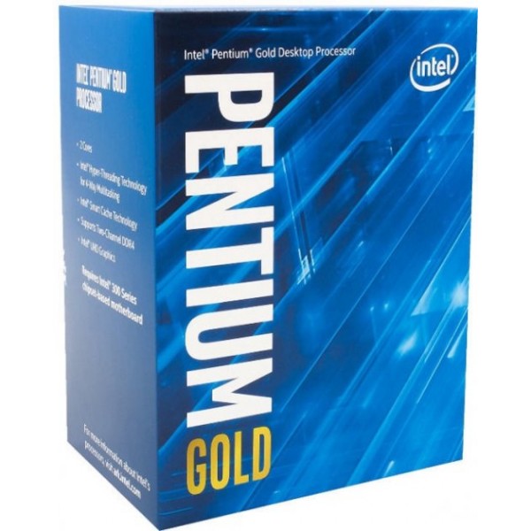 

Процесор Intel Pentium Gold G6400 4.0 GHz / 8GT / s / 4 MB (BX80701G6400) s1200 BOX