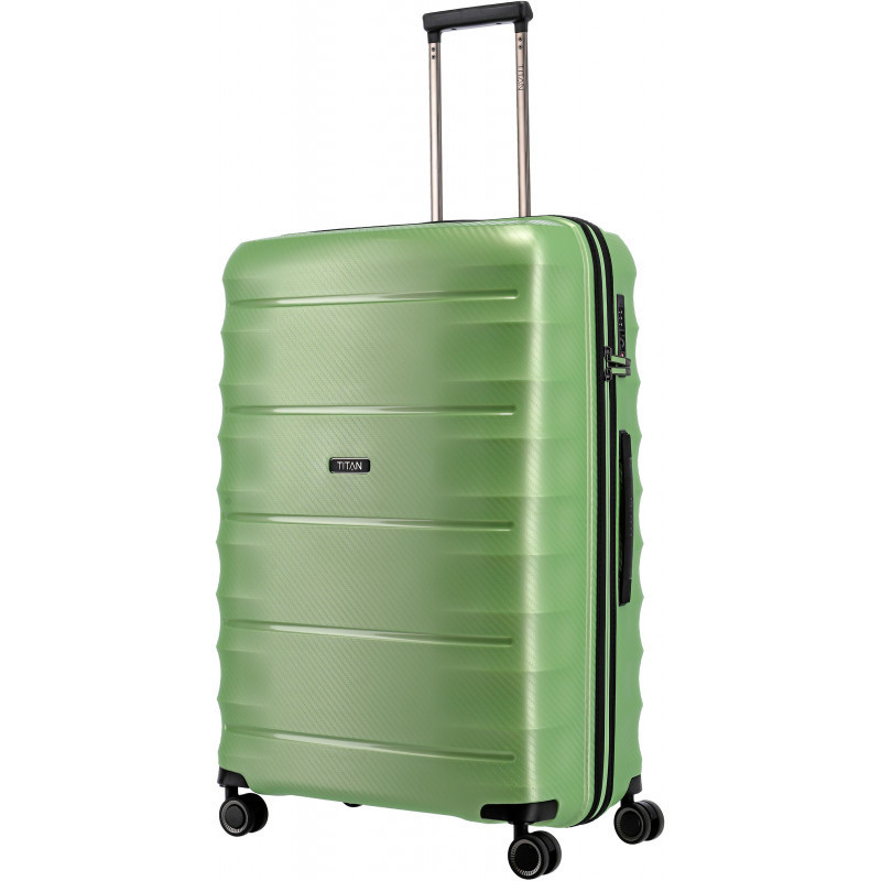 

Чемодан на 4 колесах Titan Highlight Green Metallic L 112л (Ti842404-81)