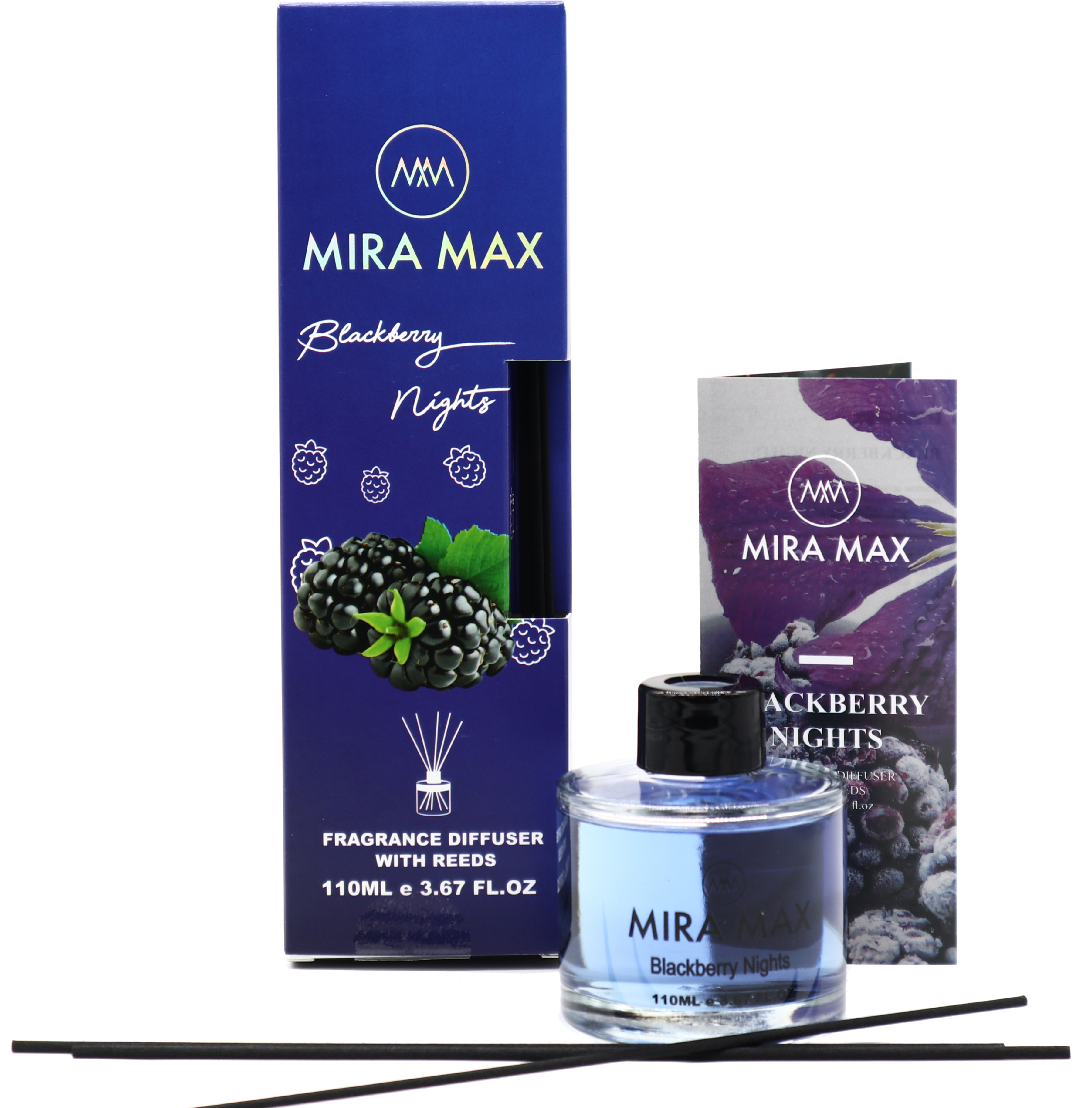 

Аромадиффузор Mira Max Blackberry Nights 110 мл