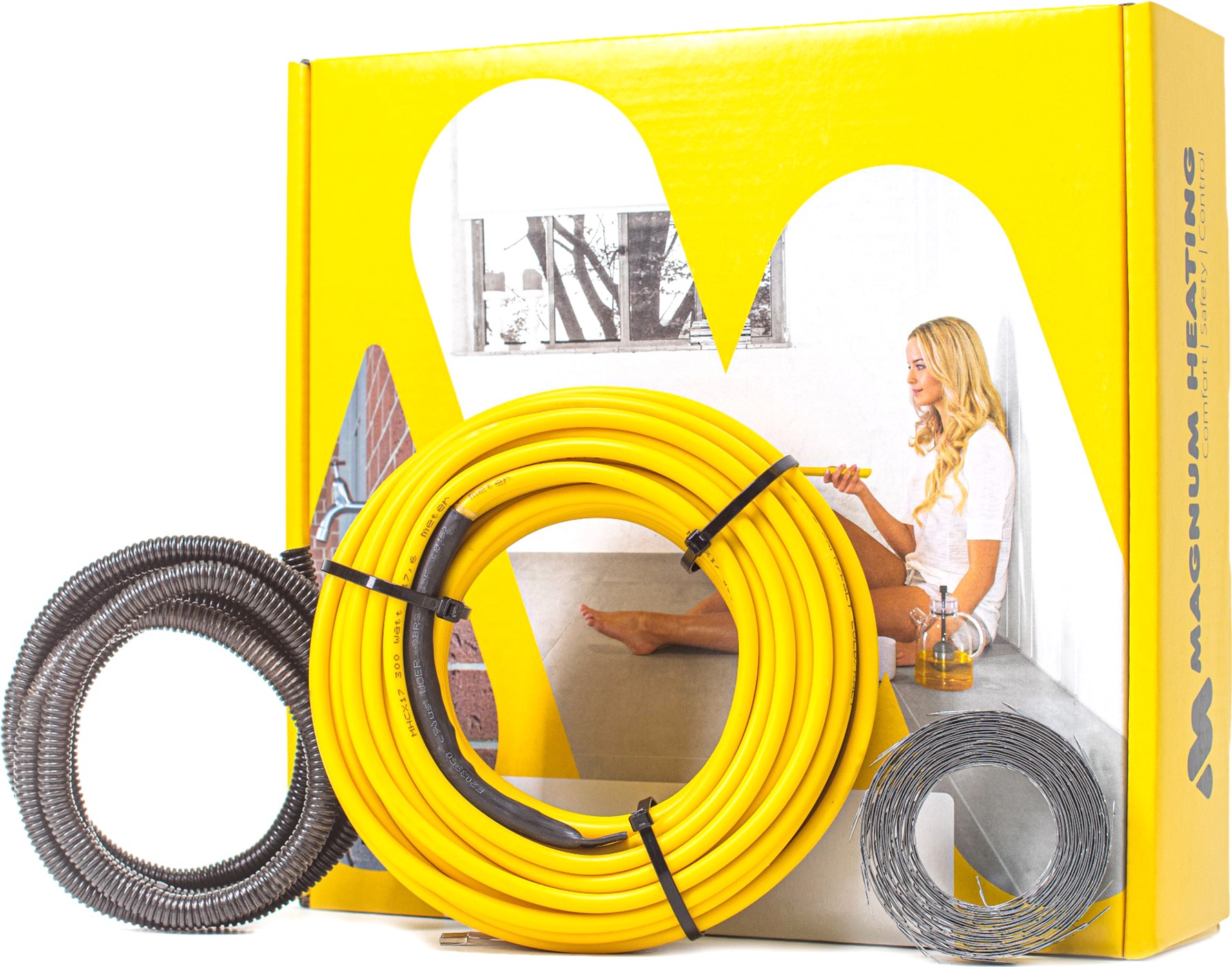 

Комплект нагревательного кабеля двужильного Magnum Cable C&F-300W (120300)