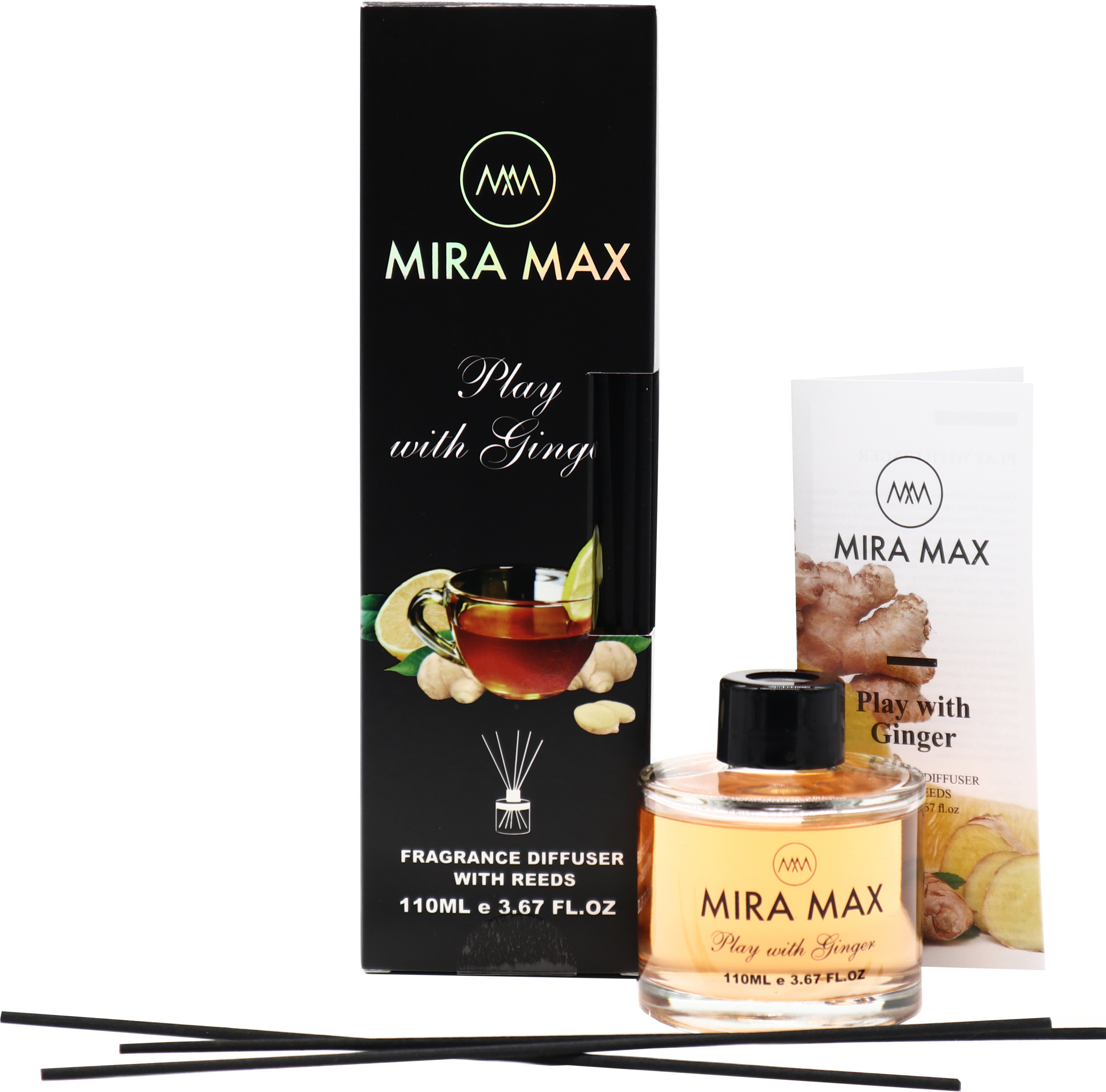 

Аромадиффузор Mira Max Play With Ginger 110 мл (482-0218-MM-DF100-09)