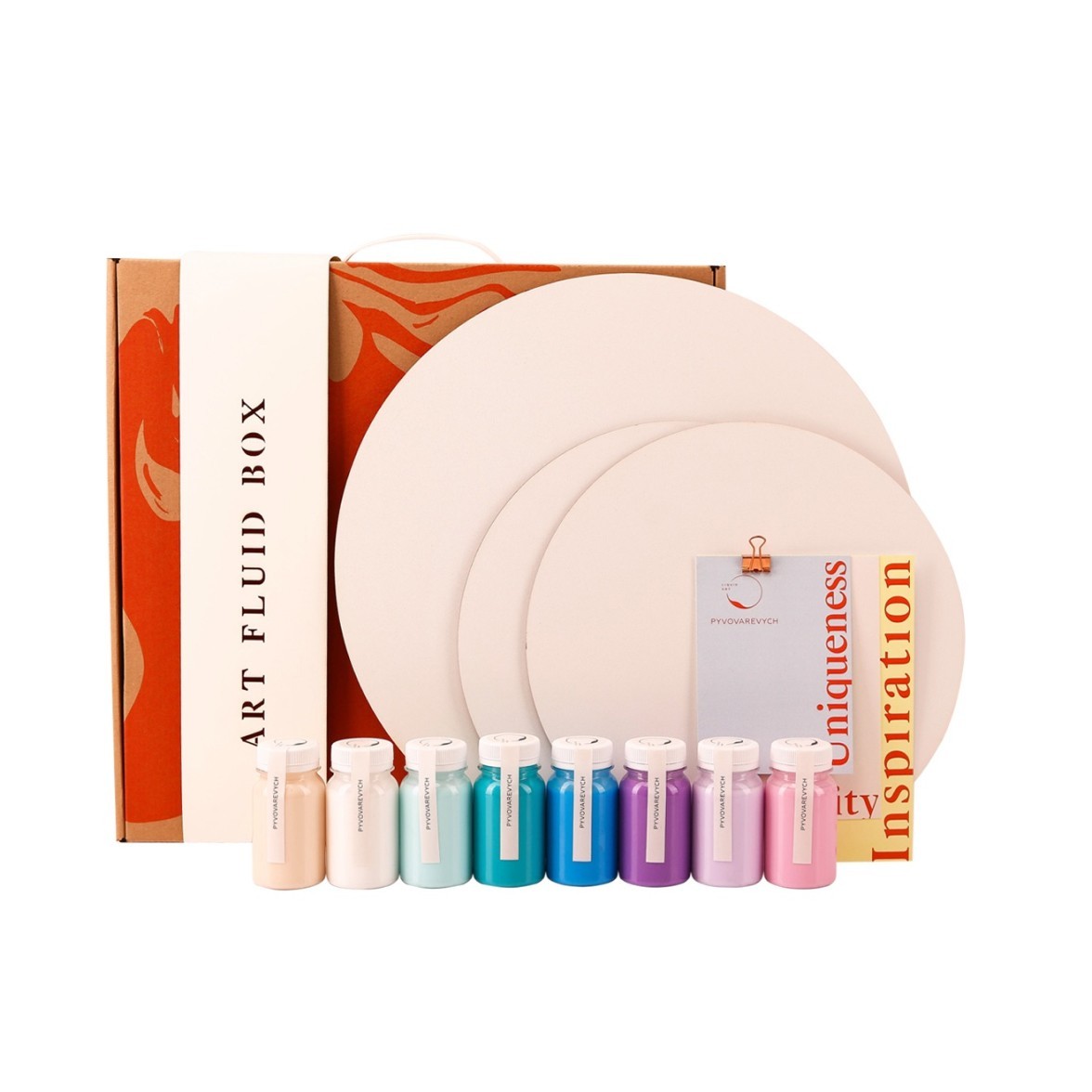 

Творческий набор Pyvovarevych liquid art fluid box Medium