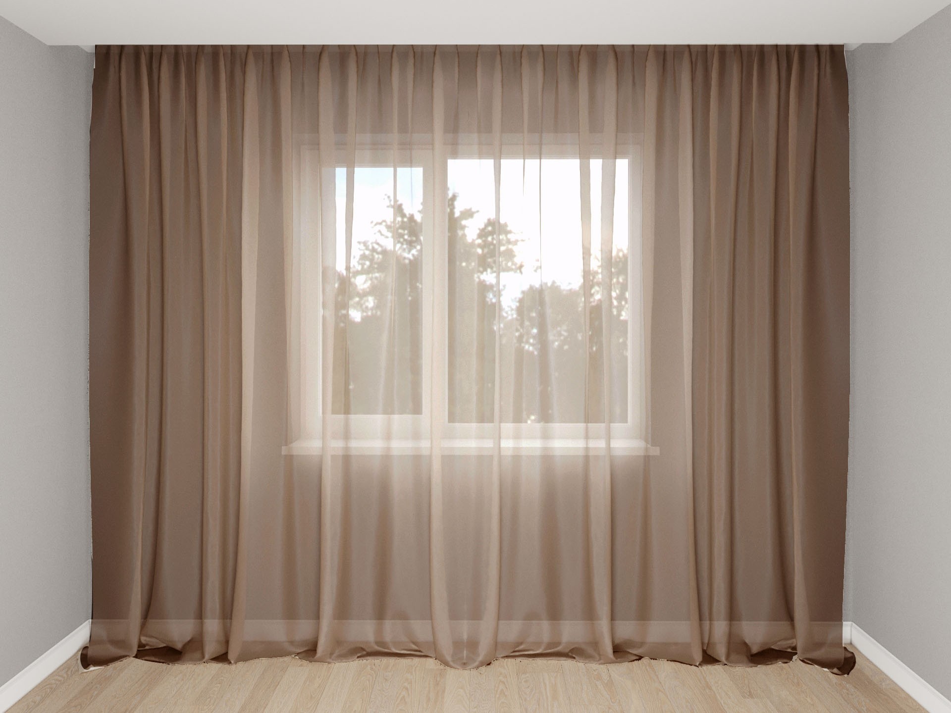 

Тюль Декорин Супер-Вуаль премиум с утяжелителем 700х270 см 1 шт Тауп (12)