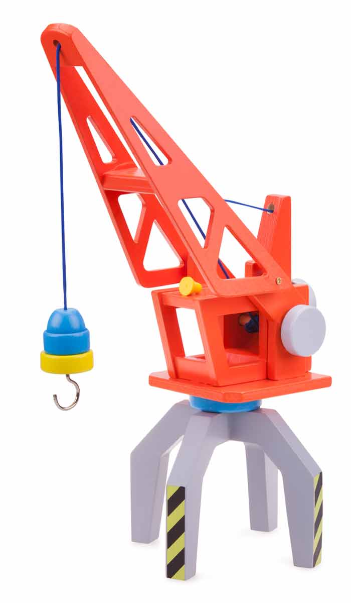 

Деревянный контейнерный кран New Classic Toys 48 × 15 × 15 см (10931)