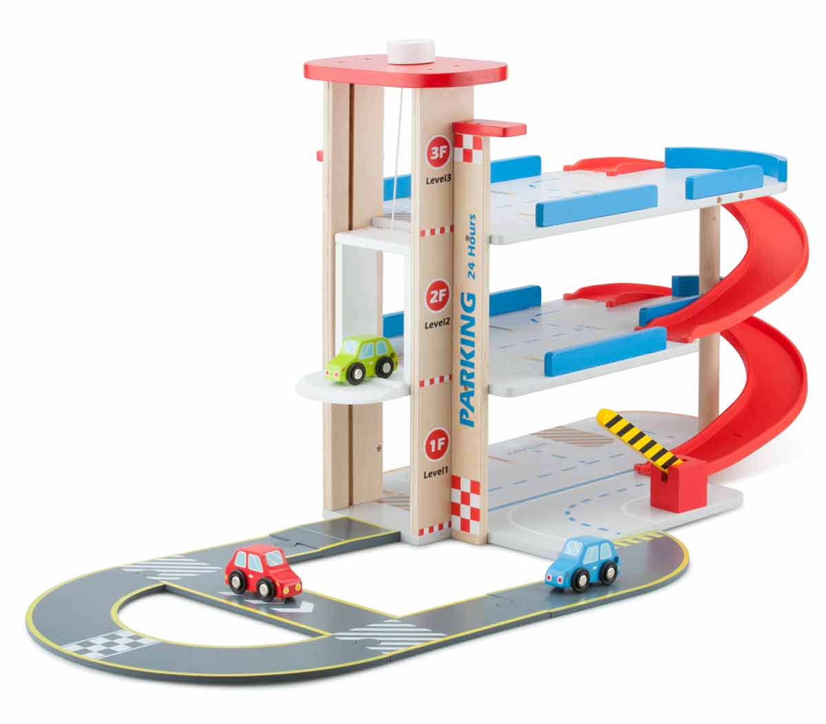 

Гараж с треком New Classic Toys с 3 машинками 57,5 × 30 × 4,5 см (11040)