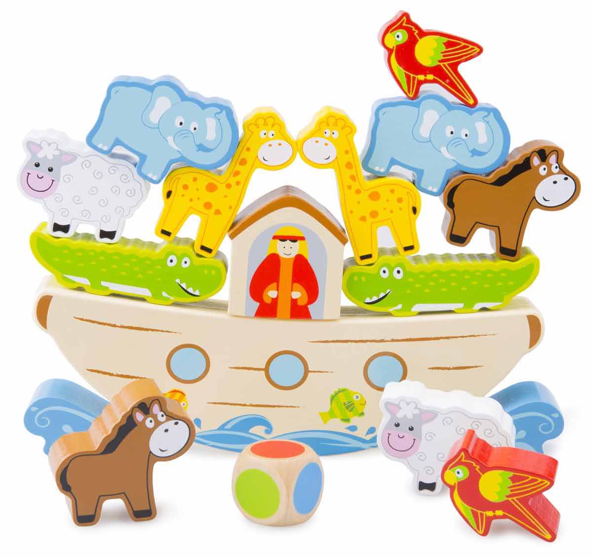 

Игрушка-балансир New Classic Toys Ковчег Ноя 19 × 11 × 2,5 см (10548)